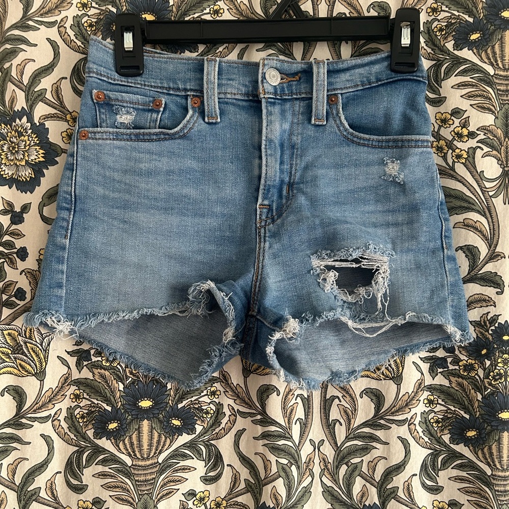 Levi's Distressed Jean Shorts